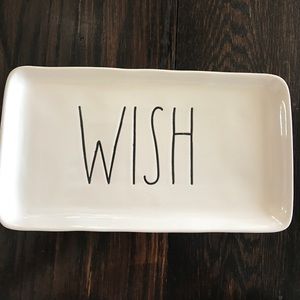 Rae Dunn Wish Trinket Plate